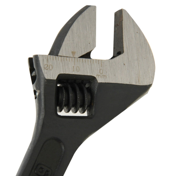 R DEER 0-20mm Carbon Steel Adjustable Spanner Professional Tools(Black)