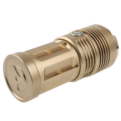 High Power LED Flashlight, 3 Mode, 3 XM-L T6 LED, Luminous Flux: 2000lm, Length: 135mm