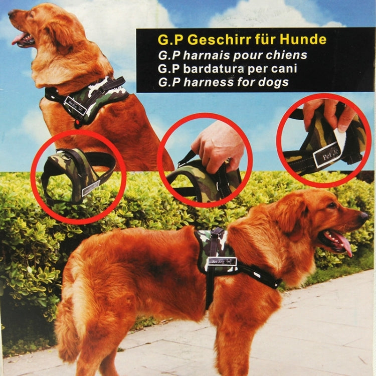 Soft Thicken Pet Chest Suspenders Dog Traction Rope, Size: M (50-65cm)(Black)