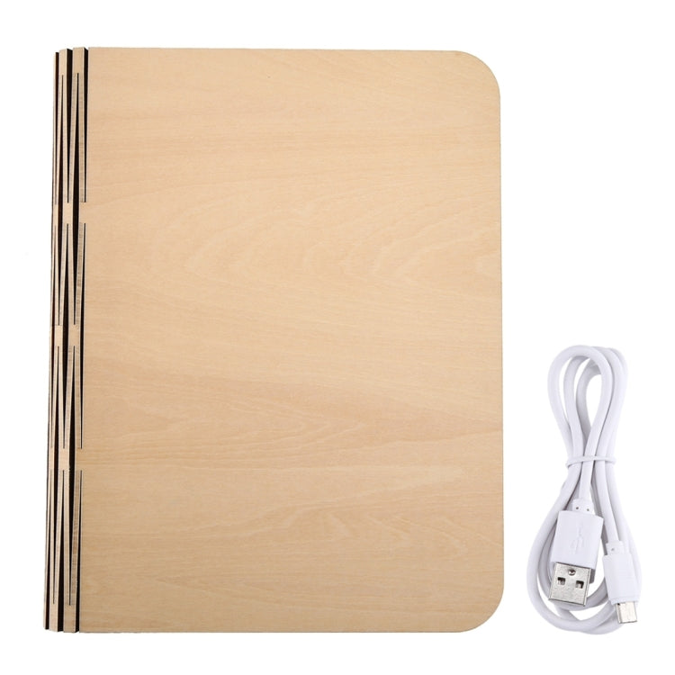Creative LED Flip Origami Book Lamp Nightlights, Warm White Light + White Light, FS-LED01 500 lumens
