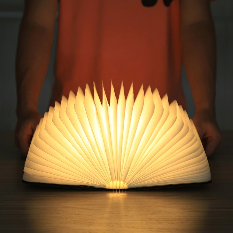 Creative LED Flip Origami Book Lamp Nightlights, Warm White Light + White Light, FS-LED01 500 lumens