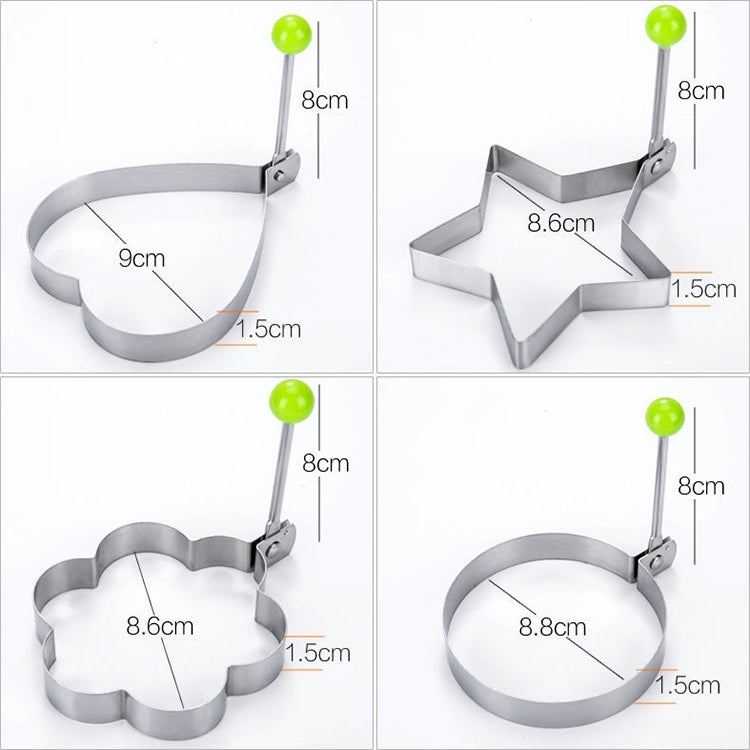 4 in 1 Stainless Steel Fried Egg Pancake Mold