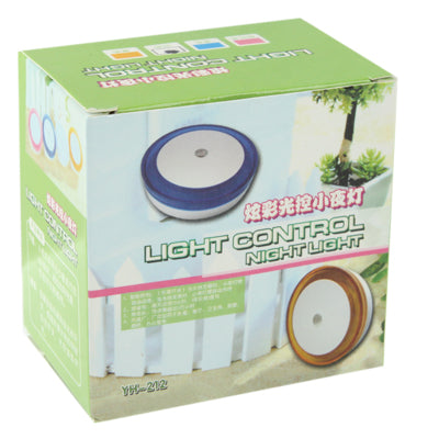 LED Light Control High Brightness Bedside Night Light with Socket(Blue)