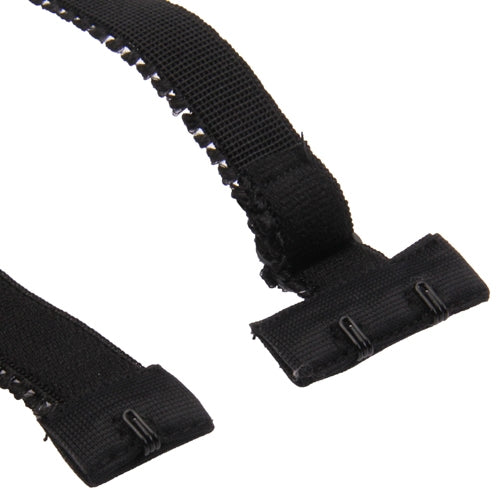 Adjustable Low Back Bra Strap Converter Backless V Conversion Solution(Black)