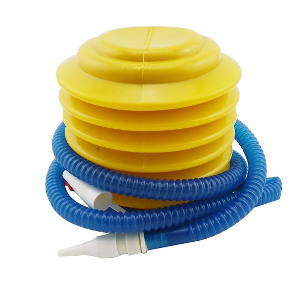 Portable Plastic Foot Air Pump / Hand-press Below Pump for Inflatable Product(Yellow)