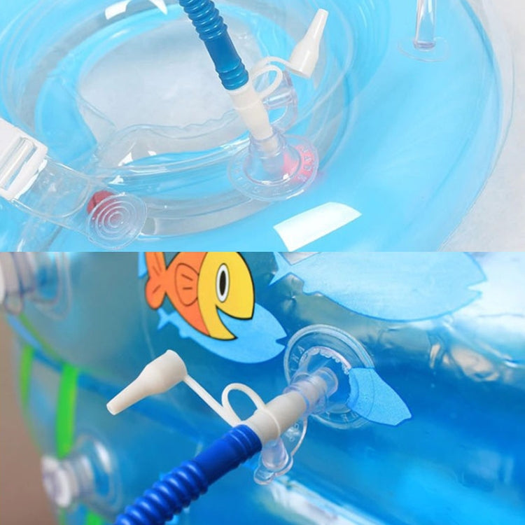 Portable Plastic Foot Air Pump / Hand-press Below Pump for Inflatable Product(Yellow)