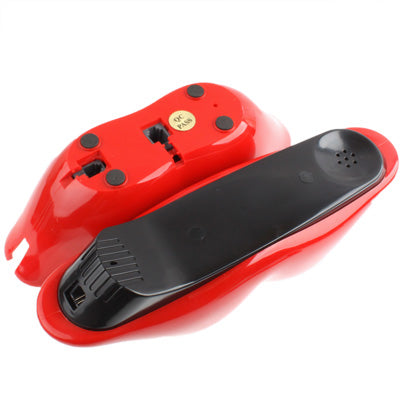 Sexy Red Hot lips Shape Wire Corded Telephone(Red)