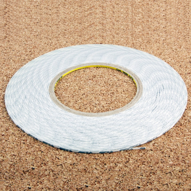 3mm Double Sided Adhesive Sticker Tape for iPhone / Samsung / HTC Mobile Phone Touch Panel Repair, Length: 50m(White)