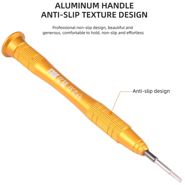 Professional Versatile 2.0x25mm Slotted Screwdriver for iPhone Series / Mobile Phones / Digital Camera, etc