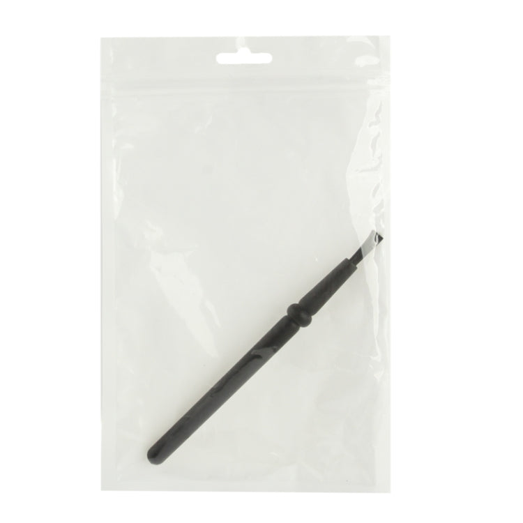 Electronic Component Round Handle Antistatic Cleaning Brush, Length: 14cm(Black)