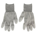 Anti Static ESD Safe Universal Size PU Fingertip Coating Gloves for Computer / Electronic / Phone Repair, Pair of 2(Grey)