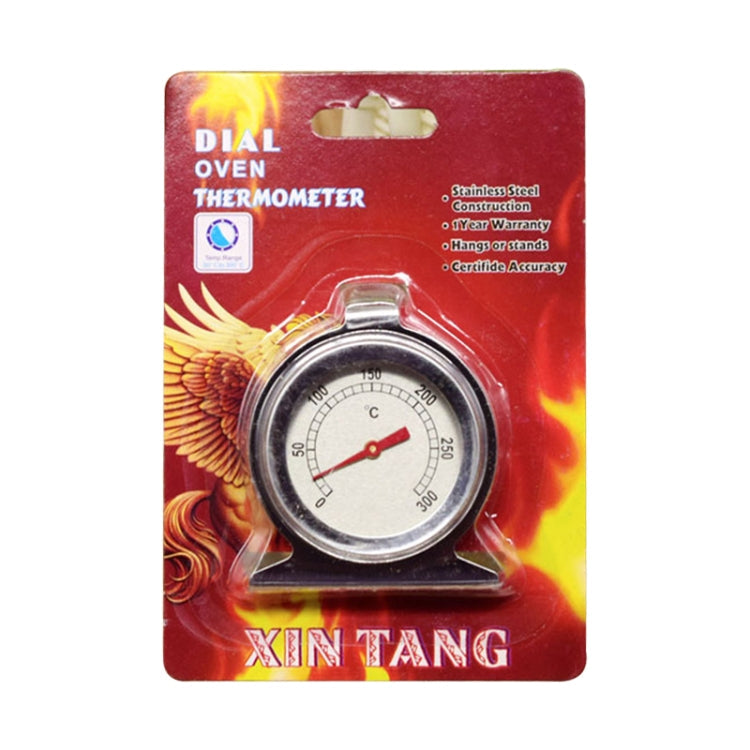 Stainless Steel Oven Thermometer (0~300℃)(Silver)