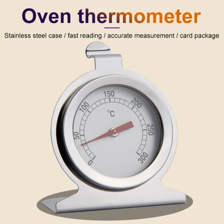 Stainless Steel Oven Thermometer (0~300℃)(Silver)