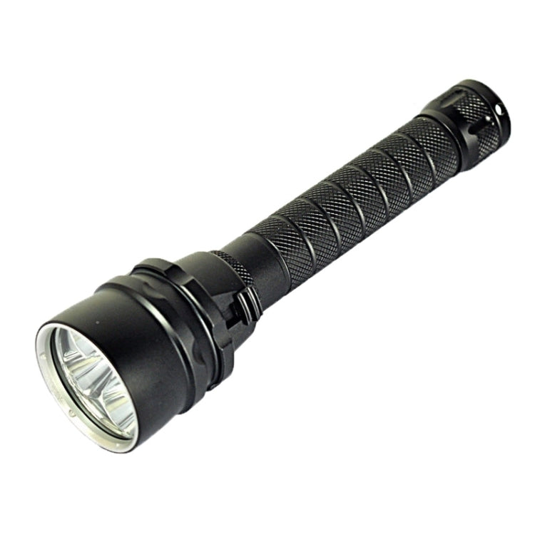 5 x XPE 15W Diving Flashlight, 5000 LM UV Purple Light, Diving Depth: 150m (Black)
