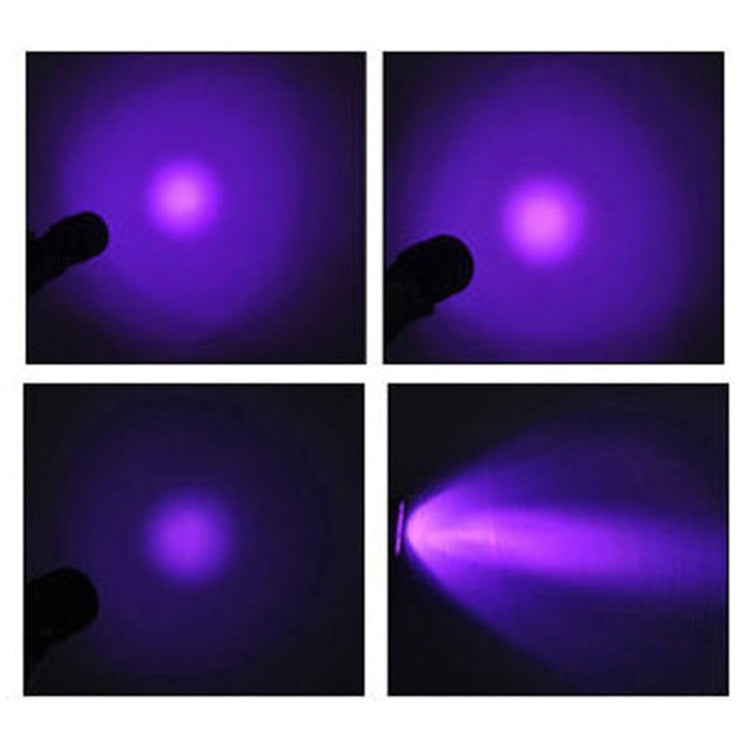 5 x XPE 15W Diving Flashlight, 5000 LM UV Purple Light, Diving Depth: 150m (Black)
