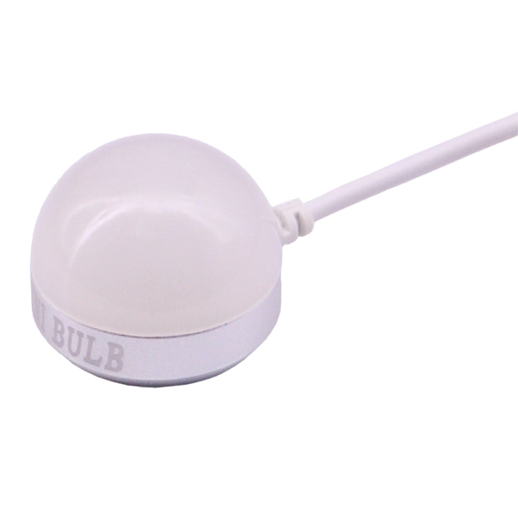 2W USB LED Light Bulb with Magnetic & Cable, USB-2W-WW 5V 140-150Lumens 6 LED
