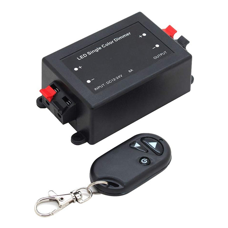 RF Wireless Controller / LED Single Color Dimmer, DC 12V(Black)