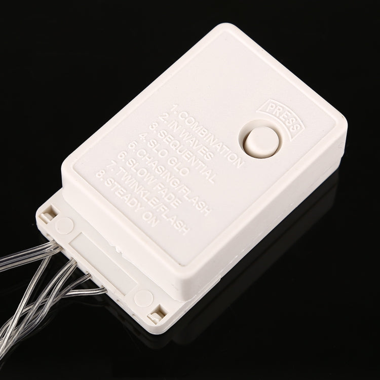 Waterproof  String Light, Length: 10m, 100 LED Light with Controller, Flashing / Fading / Chasing Effect, AC 220V, EU Plug(Green Light)