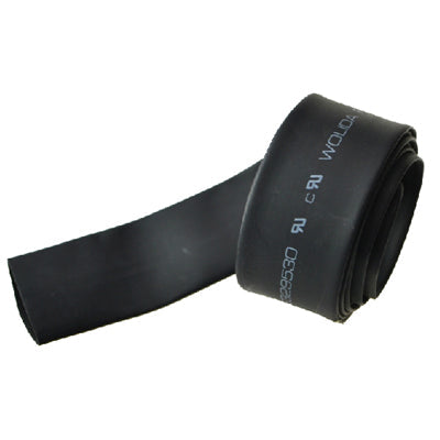 8mm Woer Flexible RSFR-H VW-1 Heat Shrink Tube, 125℃, Length: 10m (Black)
