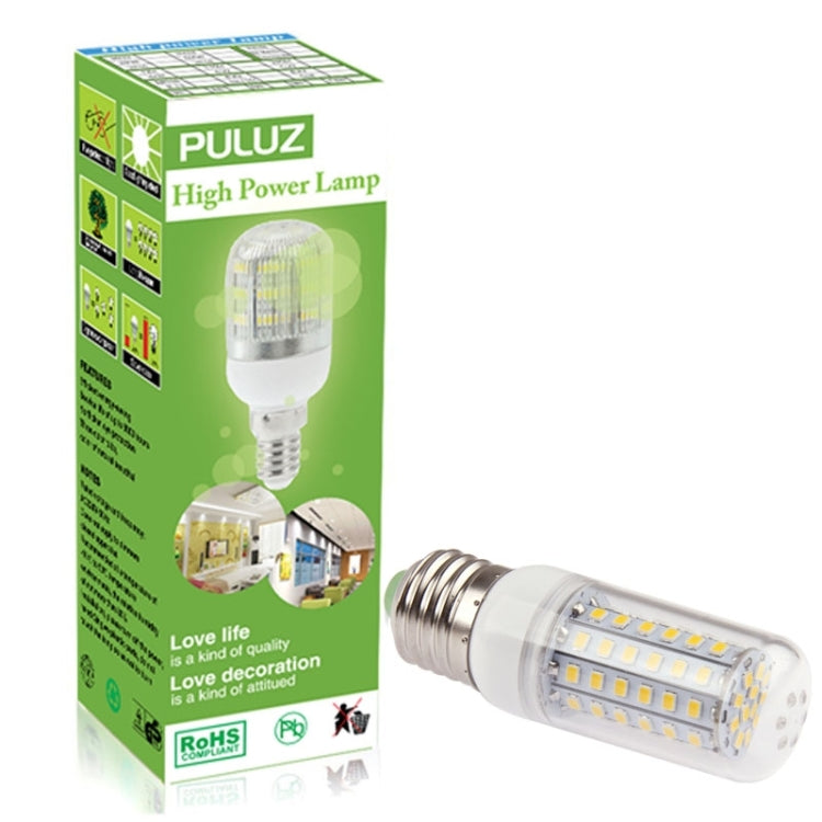E27 6W Corn Light Bulb, 72 LED SMD 2835, Warm White Light, AC 220V