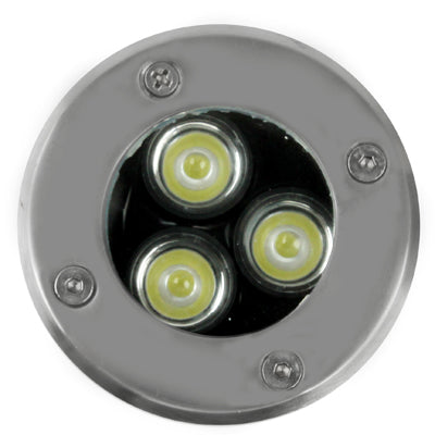 3W Buried Light, Waterproof 3 LED Light, DC 24V