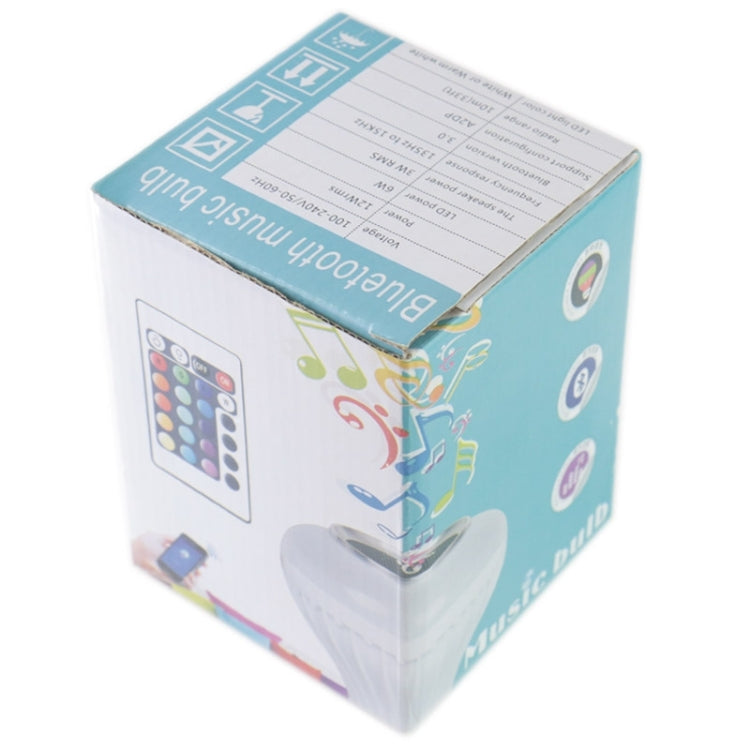 E27 RGB LED Light Lamps Speaker, Bluetooth, Support WiFi Phone Control, Adjustable Light, with Remote Control