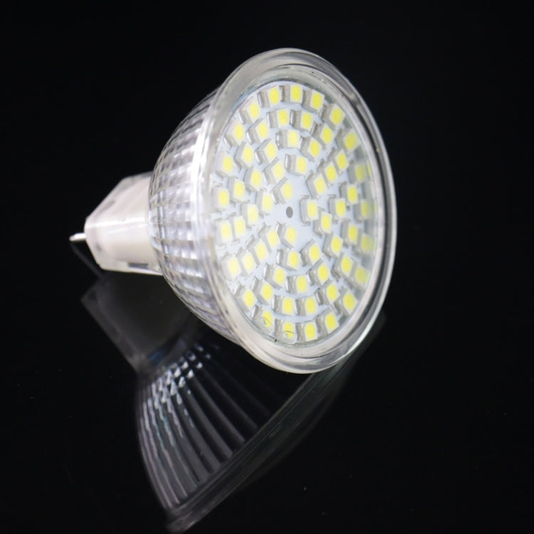 MR16 4.5W LED Spotlight Lamp Bulb, 60 LED 3528 SMD, Warm White Light, AC 220V