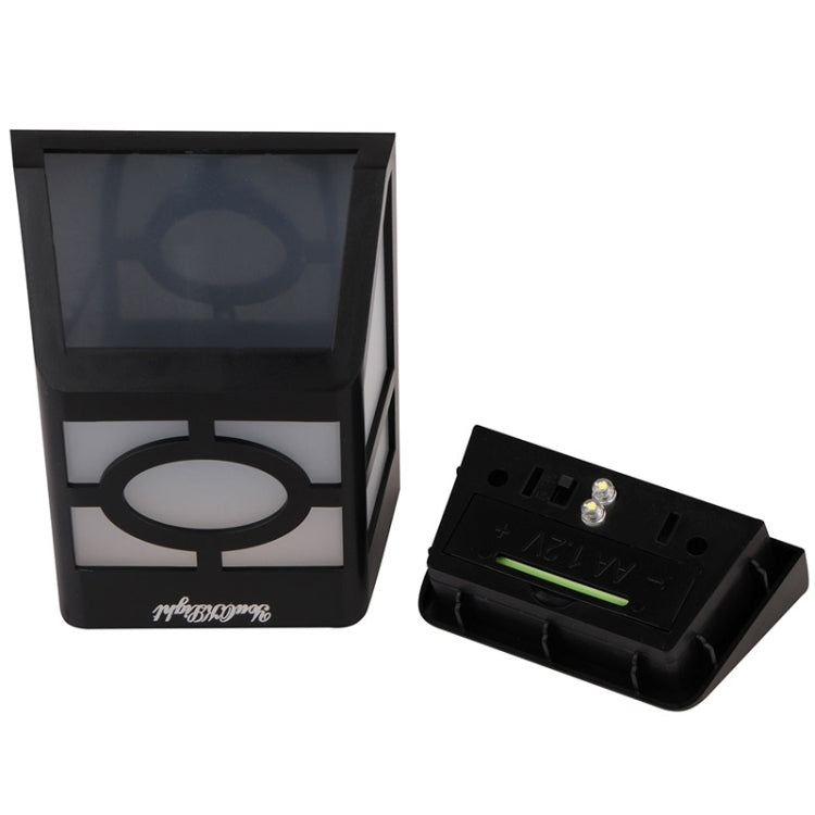 Outdoor High Power 0.2W Solar Lantern Light, 2 LED  Fence Lamp Solar Wall Mounted Light