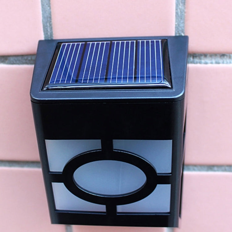 Outdoor High Power 0.2W Solar Lantern Light, 2 LED  Fence Lamp Solar Wall Mounted Light