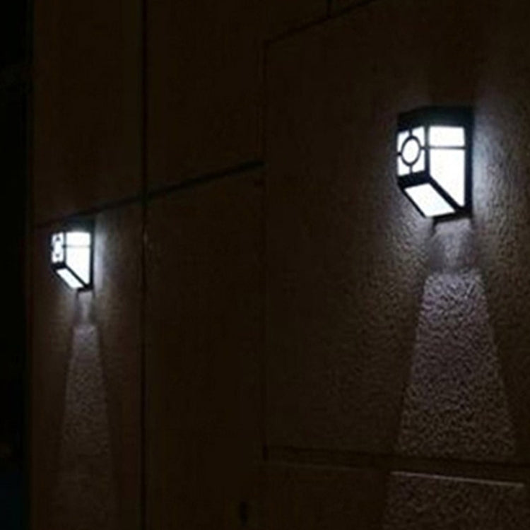 Outdoor High Power 0.2W Solar Lantern Light, 2 LED  Fence Lamp Solar Wall Mounted Light