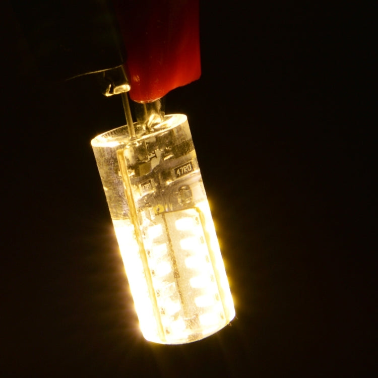G4 3.5W 170LM Silicone Corn Light Bulb, 48 LED SMD 3014, White Light, DC 12V