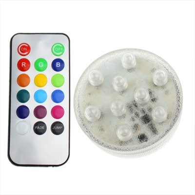Multi Color Light Bulb, 9 LED, 13 Colors Light, with Remote Control(White)