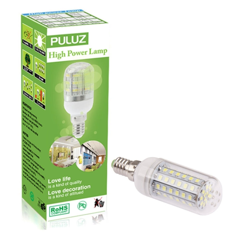 E14 6W 500LM Corn Light Lamp Bulb, 75 LED SMD 2835, AC 220-240V