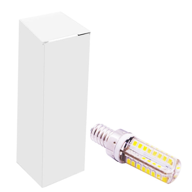 E14 4W 250-270LM Corn Light Bulb, 64 LED SMD 2835, Warm White Light, AC 220V