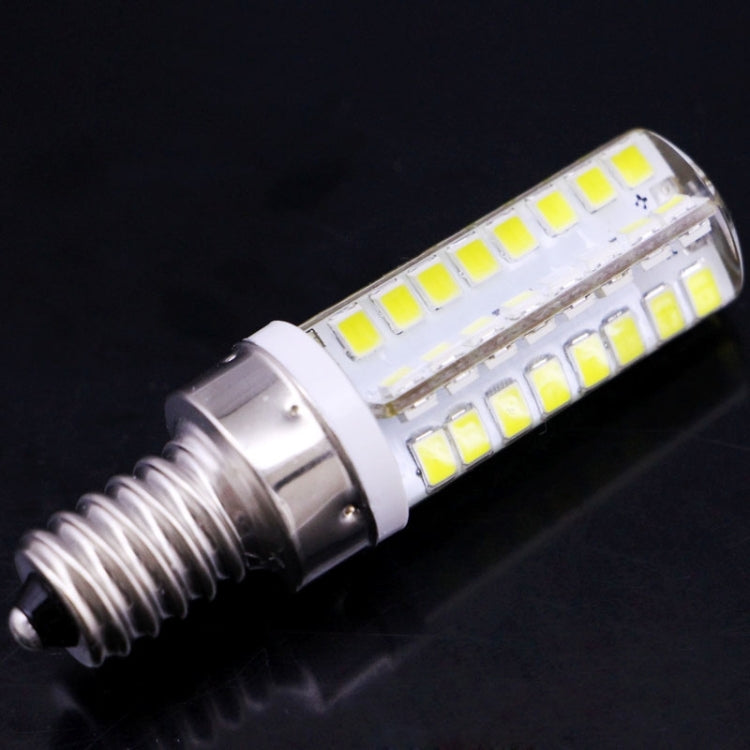 E14 4W 250-270LM Corn Light Bulb, 64 LED SMD 2835, White Light, AC 220V