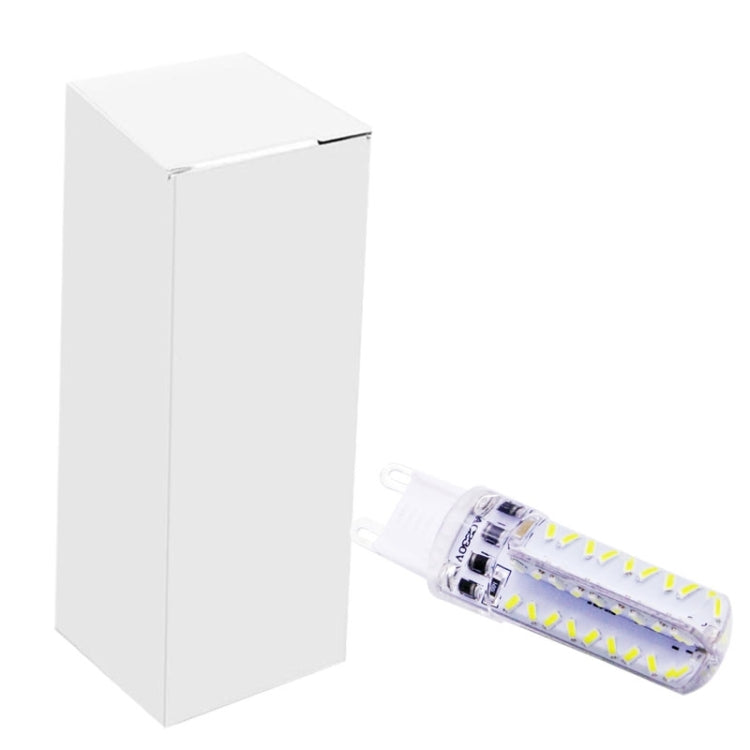 G9 3.5W 200-230LM  Corn Light Bulb, 72 LED SMD 3014, White Light, Adjustable Brightness, AC 220V