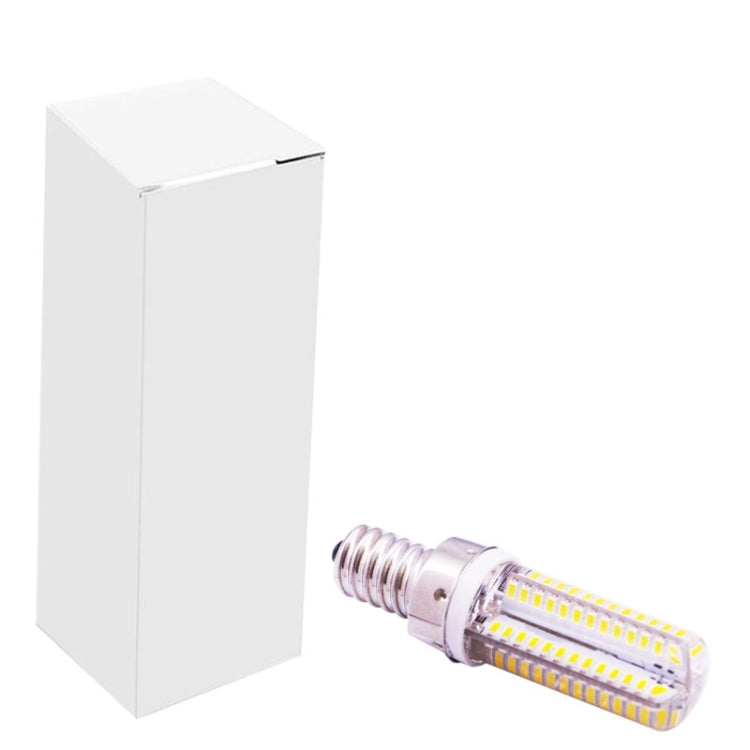E14 4W 240-260LM Corn Light Bulb, 104 LED SMD 3014, Warm White Light, AC 220V