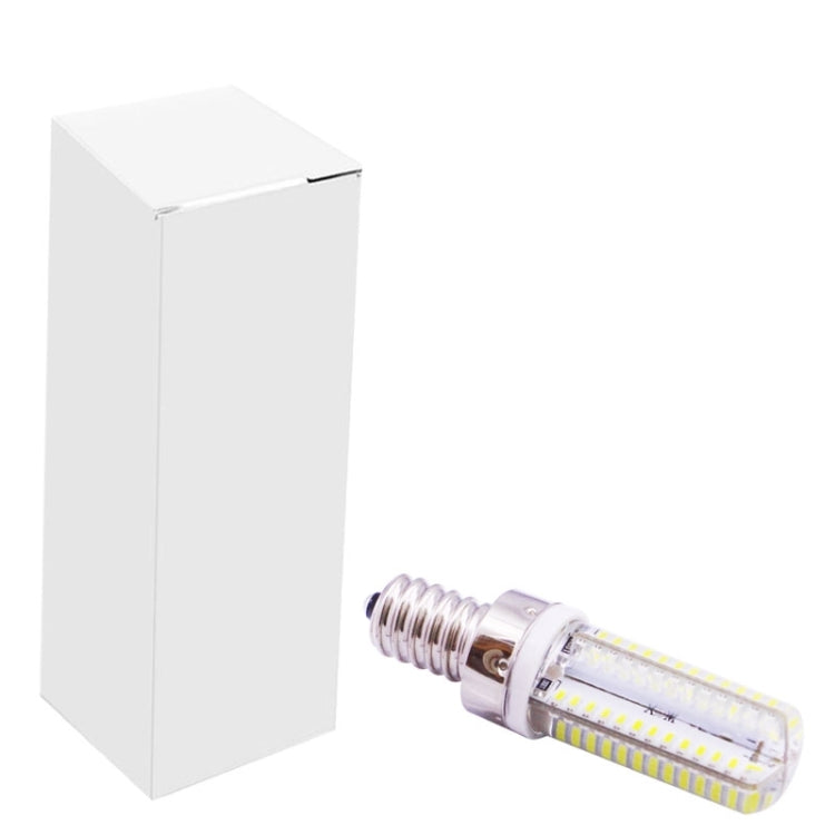 E14 4W 240-260LM Corn Light Bulb, 104 LED SMD 3014, White Light, AC 220V