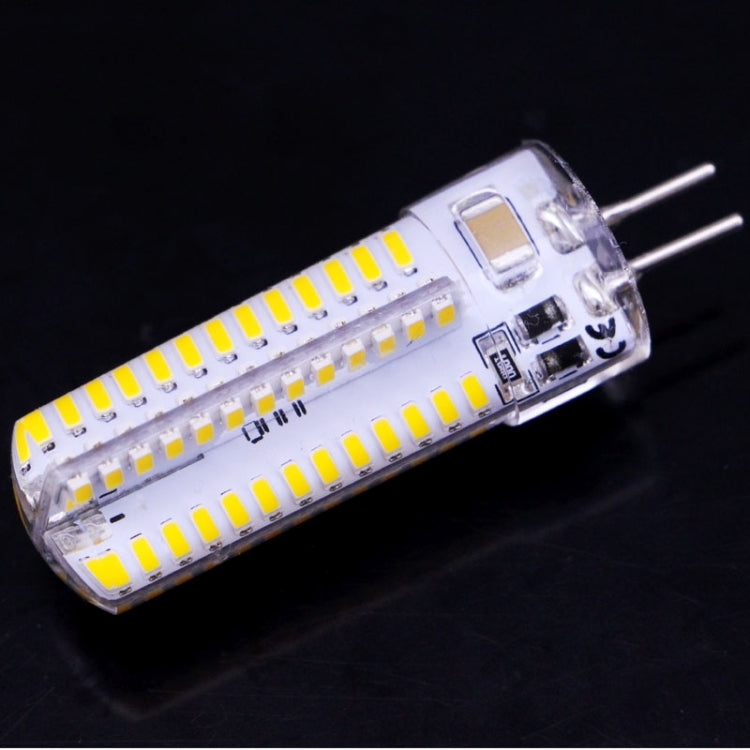 G4 4W  240-260LM Corn Light Bulb, 104 LED SMD 3014, Warm White Light, AC 220V