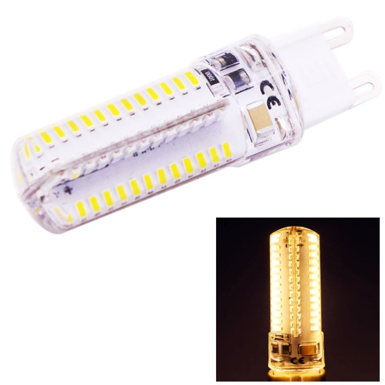 G9 4W 240-260LM Corn Light Bulb, 104 LED SMD 3014, Warm White Light, AC 220V