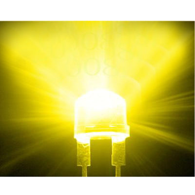 1000 PCS 5mm Yellow Light Water Clear LED Lamp(Yellow Light)