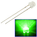 1000 PCS 5mm Straw Hat LED Lamp(Green Light)