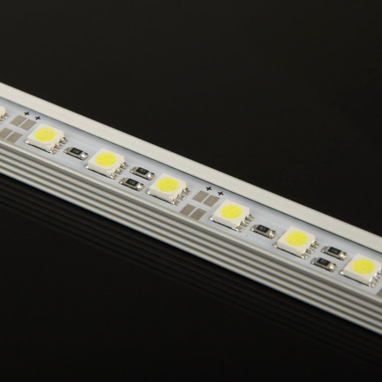 8.5W Aluminum Light Bar with Square Holder, 36 LED 5050 SMD, White Light, Length: 50cm