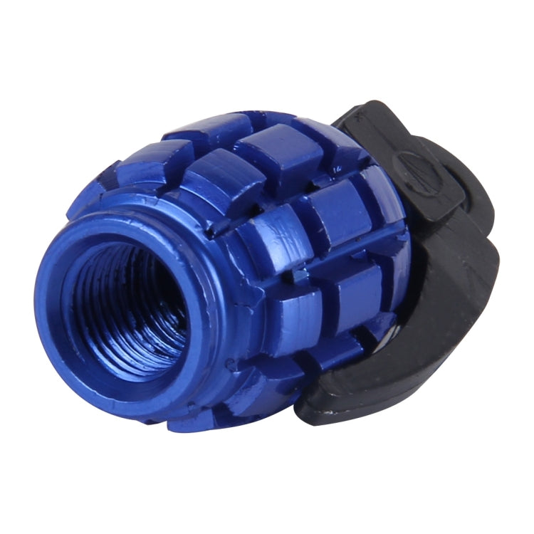 4 PCS Universal Bicycle Tire Valve Caps(Blue)