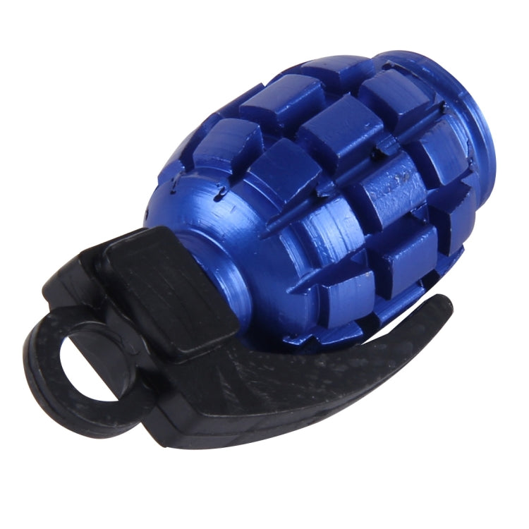 4 PCS Universal Bicycle Tire Valve Caps(Blue)