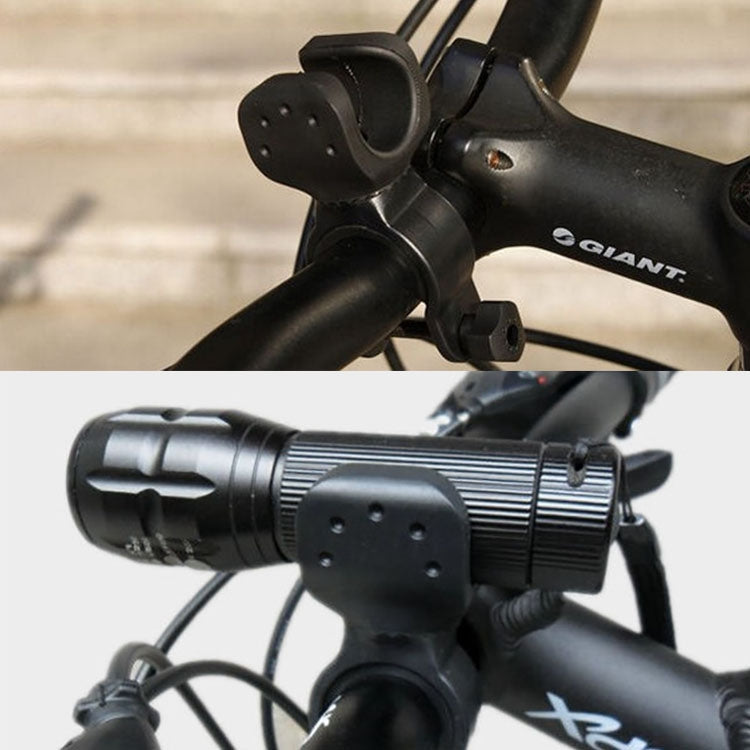 2pcs 360 Degrees Rotation Mount Holder Clip Clamp, for Bicycle Bike Flashlight