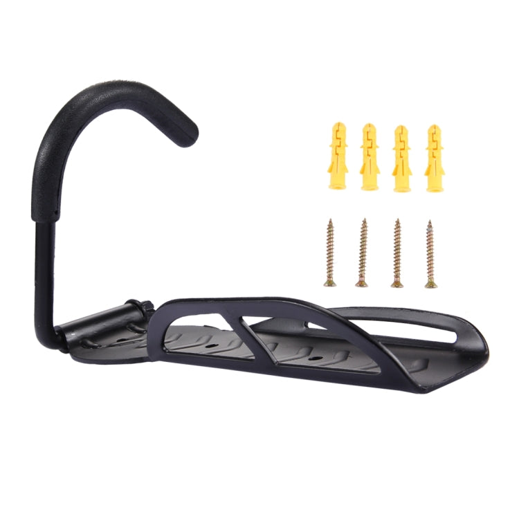 Bicycle Garage Storage Metal J Hook / Wall Mounted Hook / Bicycle Rack / Bike Display Stand(Black)