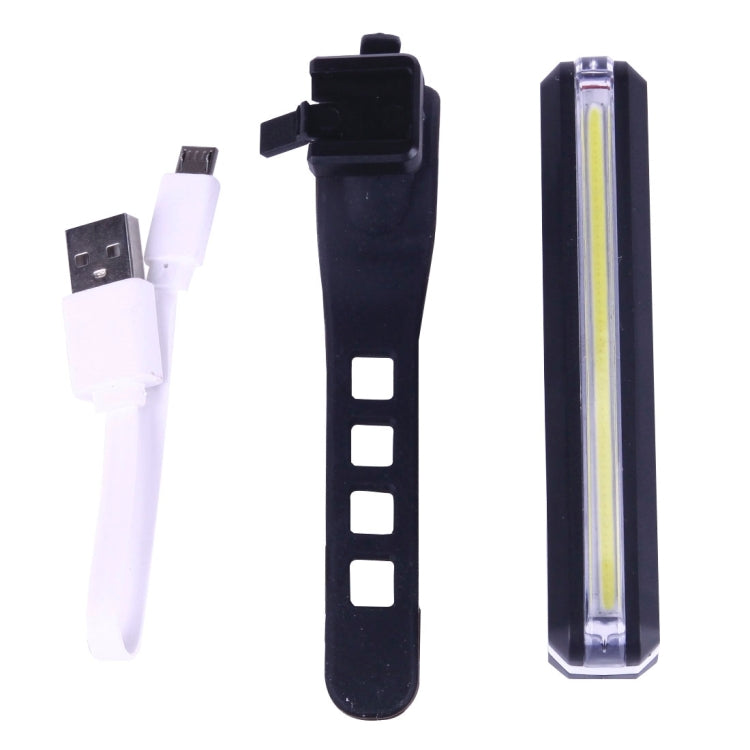 RPL-2266 5-mode 100LM USB Rechargeable Bicycle COB LED Taillights(White Light)