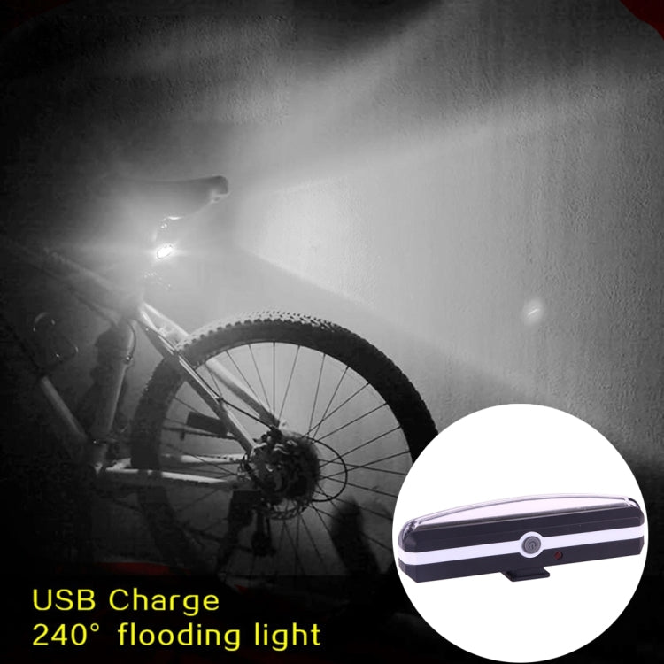RPL-2266 5-mode 100LM USB Rechargeable Bicycle COB LED Taillights(White Light)