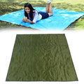 Waterproof Oxford Cloth 420D Oxford Material Camping Picnic Beach Tent Roof Tarp (Size: 215x215cm)(Army Green)